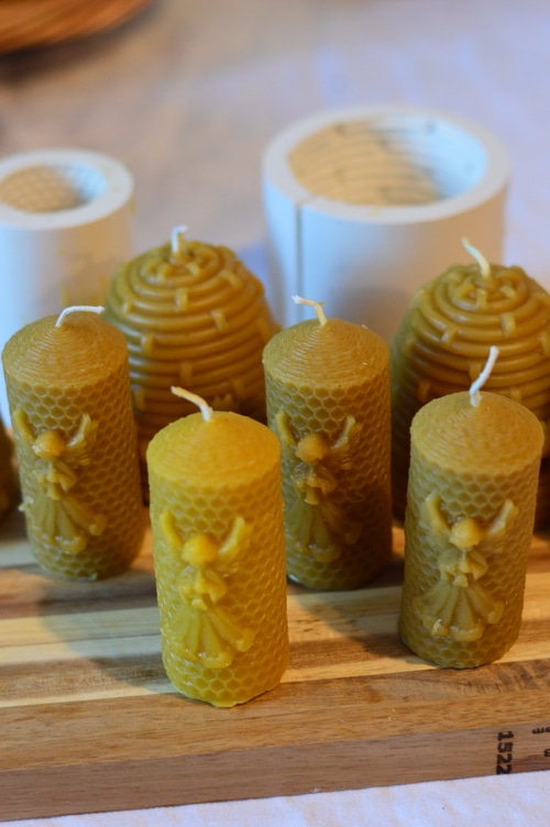 how to make a candle using a silicone mold